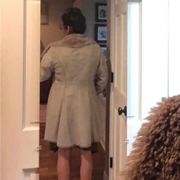 Faux suede swing coat, Jones New York - Picture 8 of 11